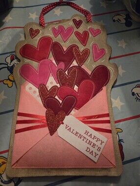 Evergreen Felt Valentine's Day Door Hang